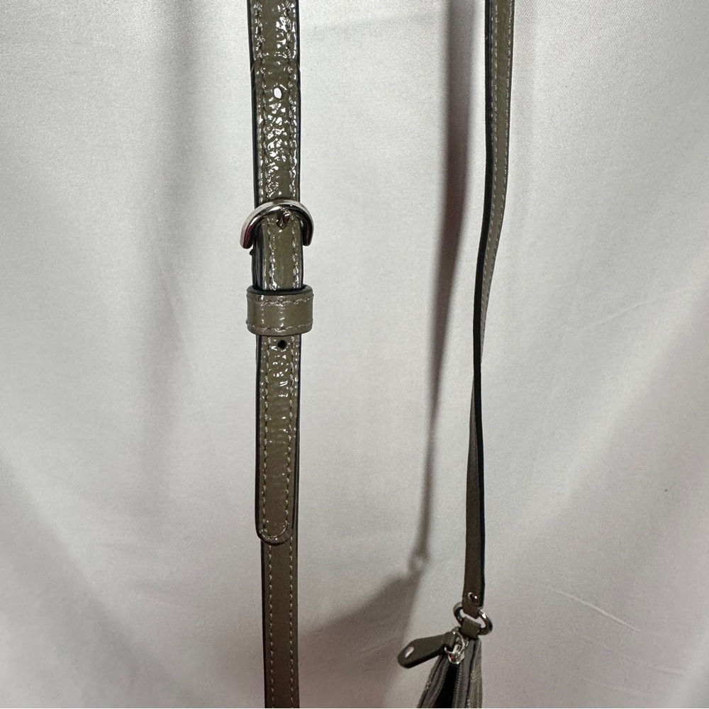 Coach Madison Dotted Op Art Jacquard Small Crossbody Bag Gray 44394 2010s Print - Picture 12 of 14
